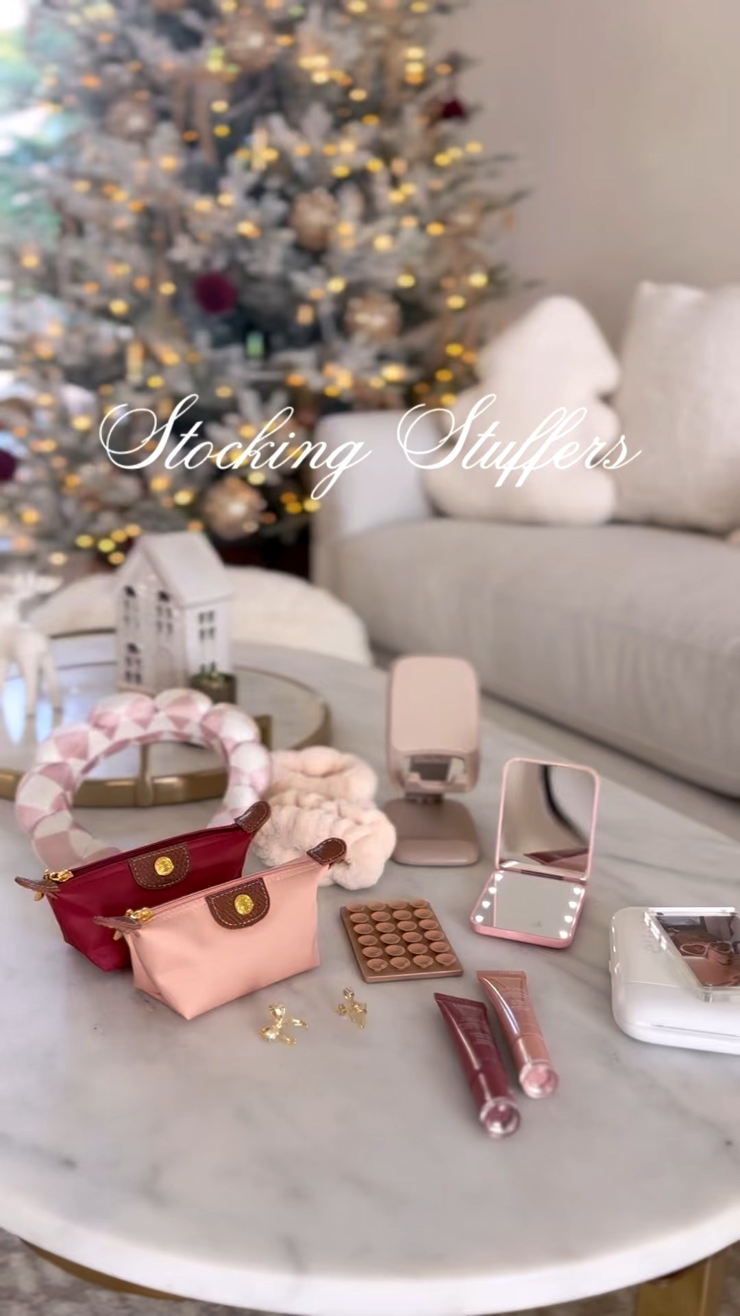Stocking stuffers that will arrive in time for Christmas! 🎁

Amazon, skincare headband, mini coin purse, pouches, phone stand, light up mirror, mag safe suction phone mount, gold bow earrings, Laneige, photo printer, magnetic picture frames, beauty finds, last minute gifts, teenager, gifts for her, fancythingsblog 

#LTKGiftGuide #LTKFindsUnder50 #LTKBeauty