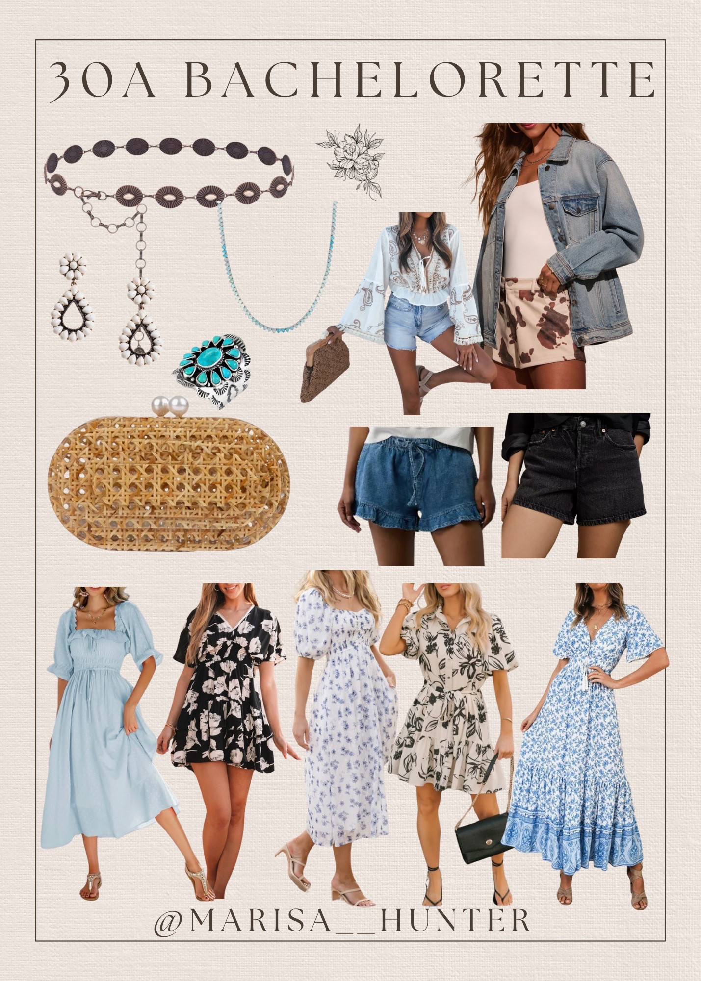 30a bachelorette party outfits 

Bridesmaid bride seashells and wedding bells coastal cowgirl chic western elevated resort wear beach lake pool country sundress turquoise 

#LTKWedding #LTKMidsize #LTKSeasonal