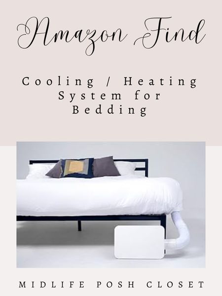 AMAZON FIND! Cooling system for bedding / night sweats / hot flashes / hot sleepers

#LTKhome #LTKSeasonal #LTKover40
