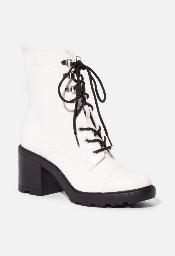 Syd Lace-Up Heeled Boot | JustFab