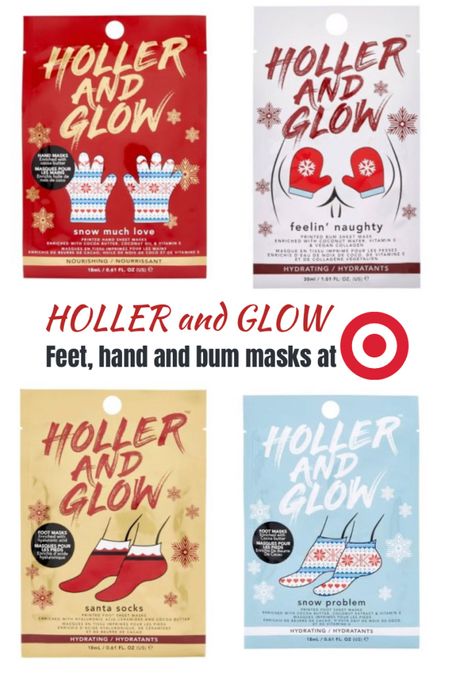 The perfect stocking stuffer or get some for you to be holiday ready, Holler and glow at target feet, hand and bum masks.

#LTKbeauty #LTKunder50 #LTKGiftGuide