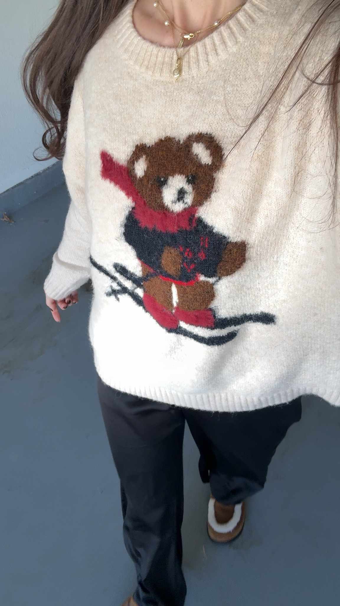 what I wore to church today! Target, Target fashion, silk pants, fall fashion, sweater, gifts for her, clogs, teddy bear sweater 

 

#LTKHoliday #LTKootd #LTKFindsUnder50
