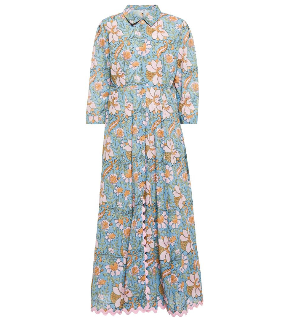 Floral cotton shirt maxi dress | Mytheresa (US/CA)