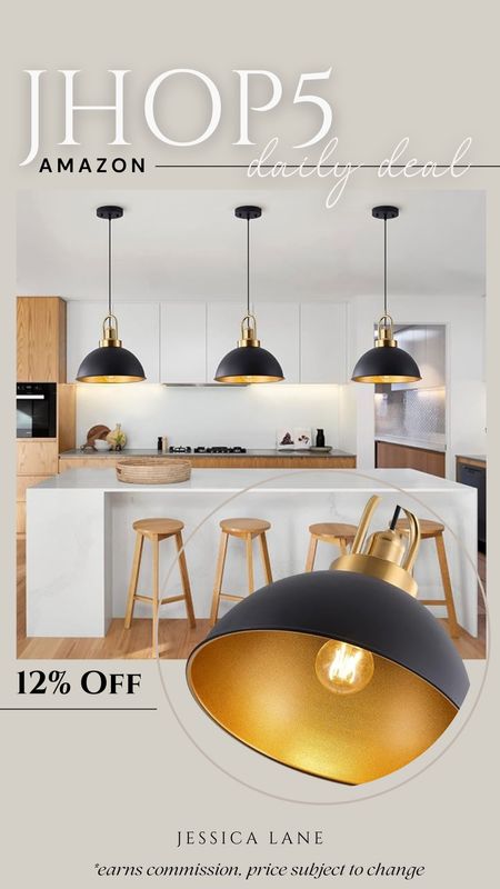 Amazon daily deal, save 10% on this modern metal pendant light fixture.Lighting, pendant light, modern lighting, kitchen lighting, Amazon deal, Amazon home

#LTKSaleAlert #LTKHome