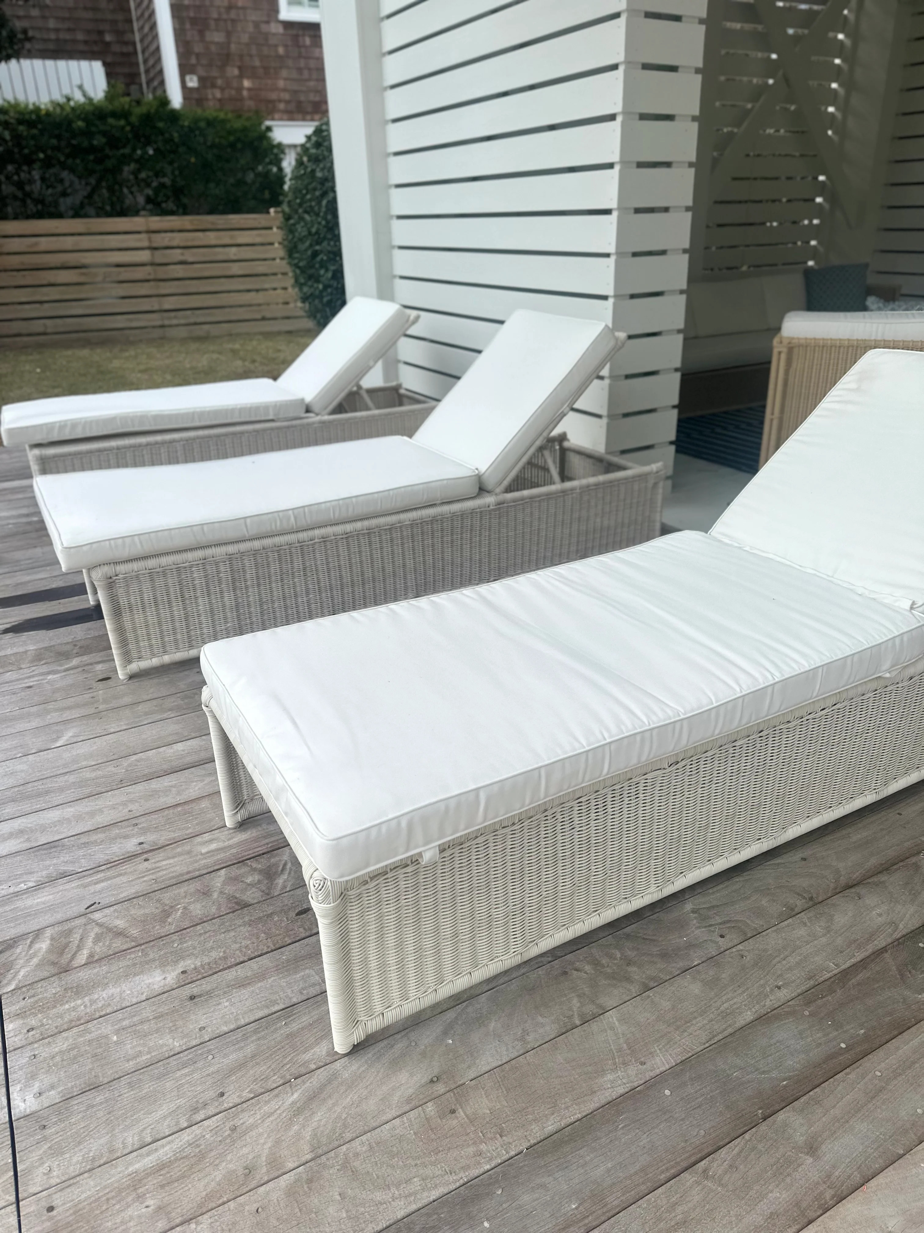 Atlantic Poolside Loungers - Driftwood | Auden & Avery