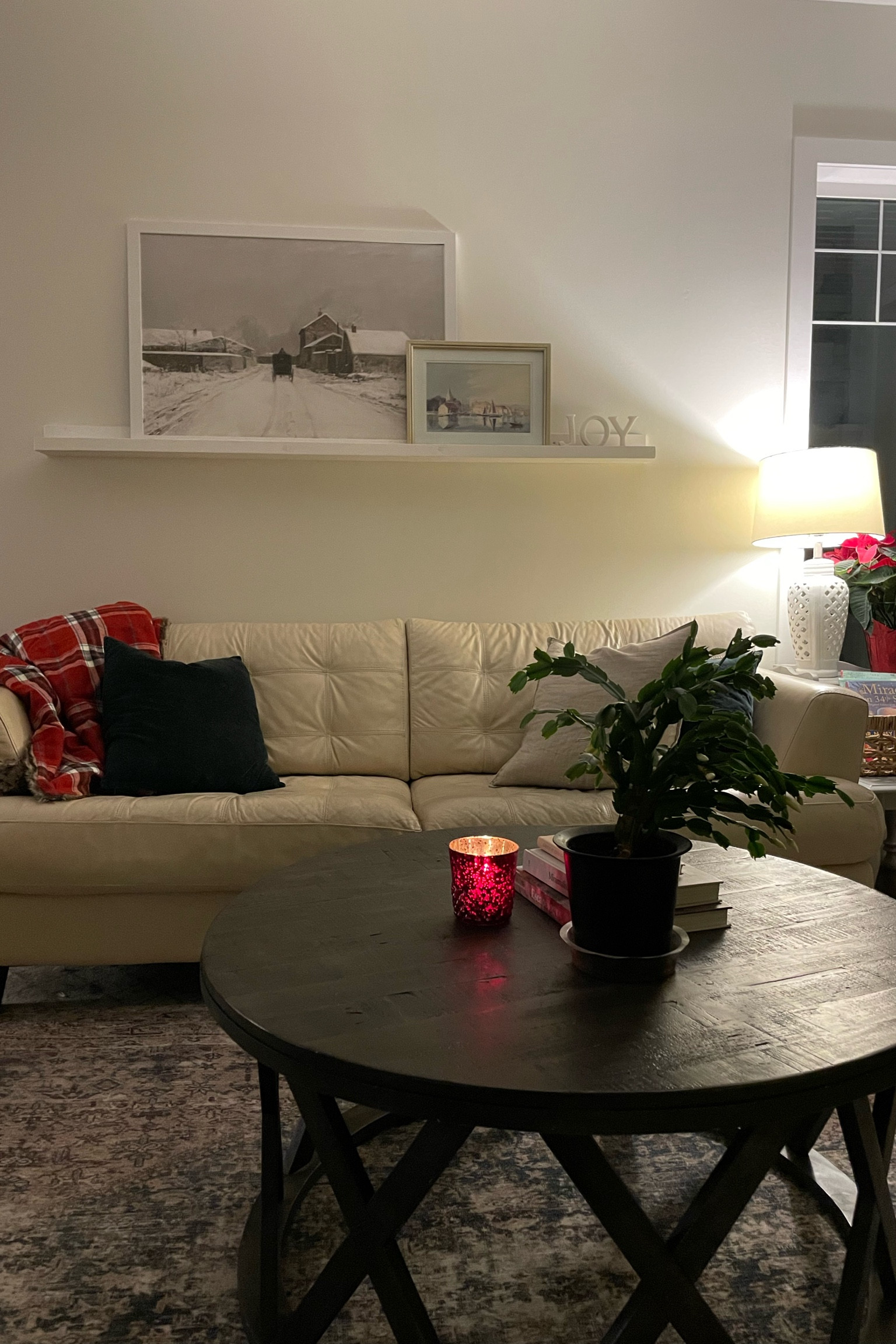 Printable Christmas or winter art, and a cozy Christmas living room!

#LTKSeasonal #LTKHoliday #LTKFind