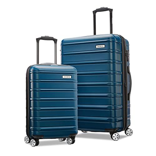 Samsonite Omni 2 Hardside Expandable Luggage, Midnight Black, 2-Piece Set (20/24) | Amazon (US)