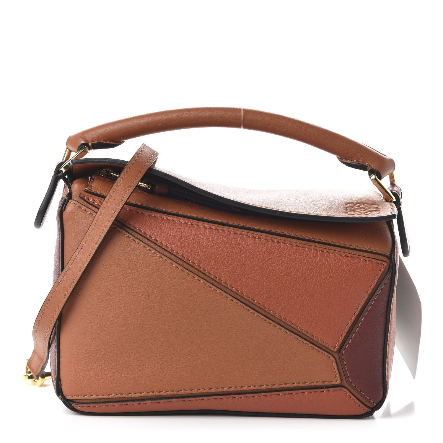 Calfskin Mini Puzzle Bag Spice Orange Pumpkin | Fashionphile