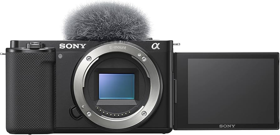 Sony Alpha ZV-E10 - APS-C Interchangeable Lens Mirrorless Vlog Camera - Black | Amazon (US)