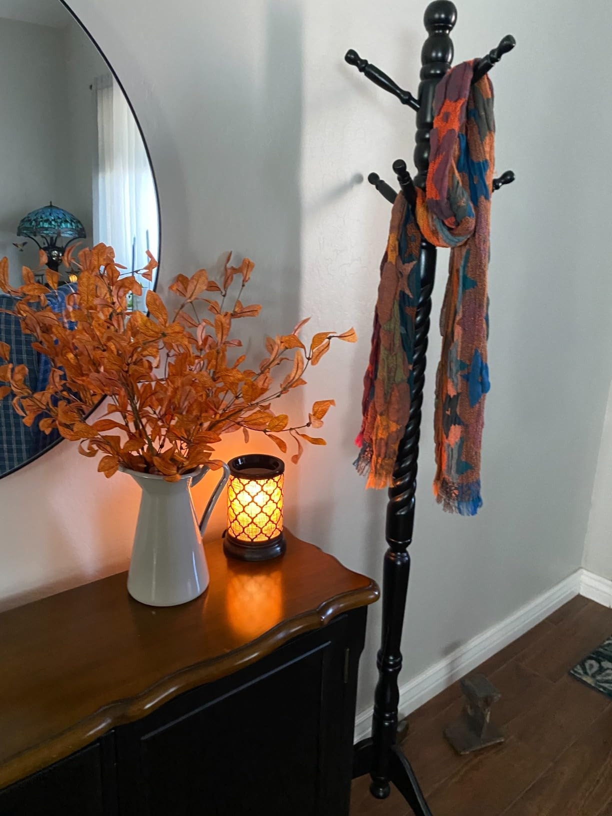 Sggvecsy 6 Pcs Artificial Fall Eucalyptus Stems Fall Eucalyptus Leaves Silk Autumn Leaf Branches ... | Amazon (US)