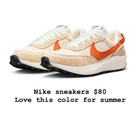 $80 Nike sneakers for summer, love this color combo 🧡

#LTKShoeCrush #LTKFindsUnder100 #LTKStyleTip