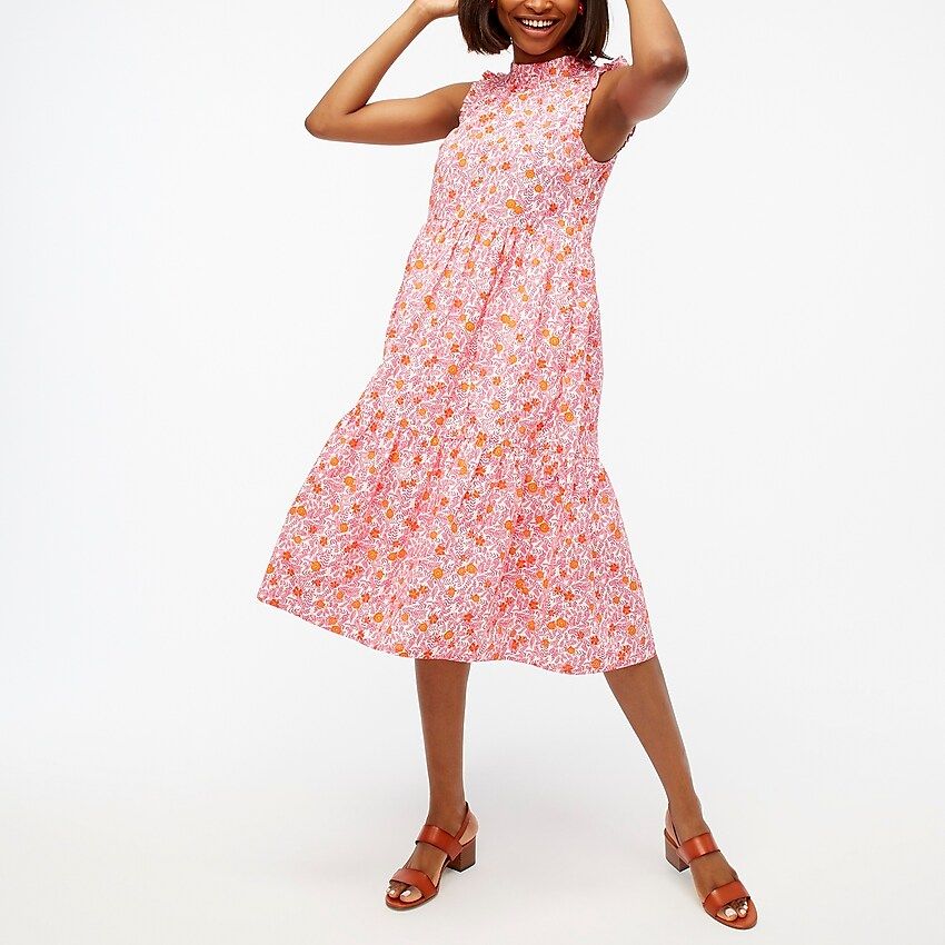 Tiered ruffle midi dressItem AZ001 
 Reviews
 
 
 
 
 
10 Reviews 
 
 |
 
 
Write a Review 
 
 
 ... | J.Crew Factory