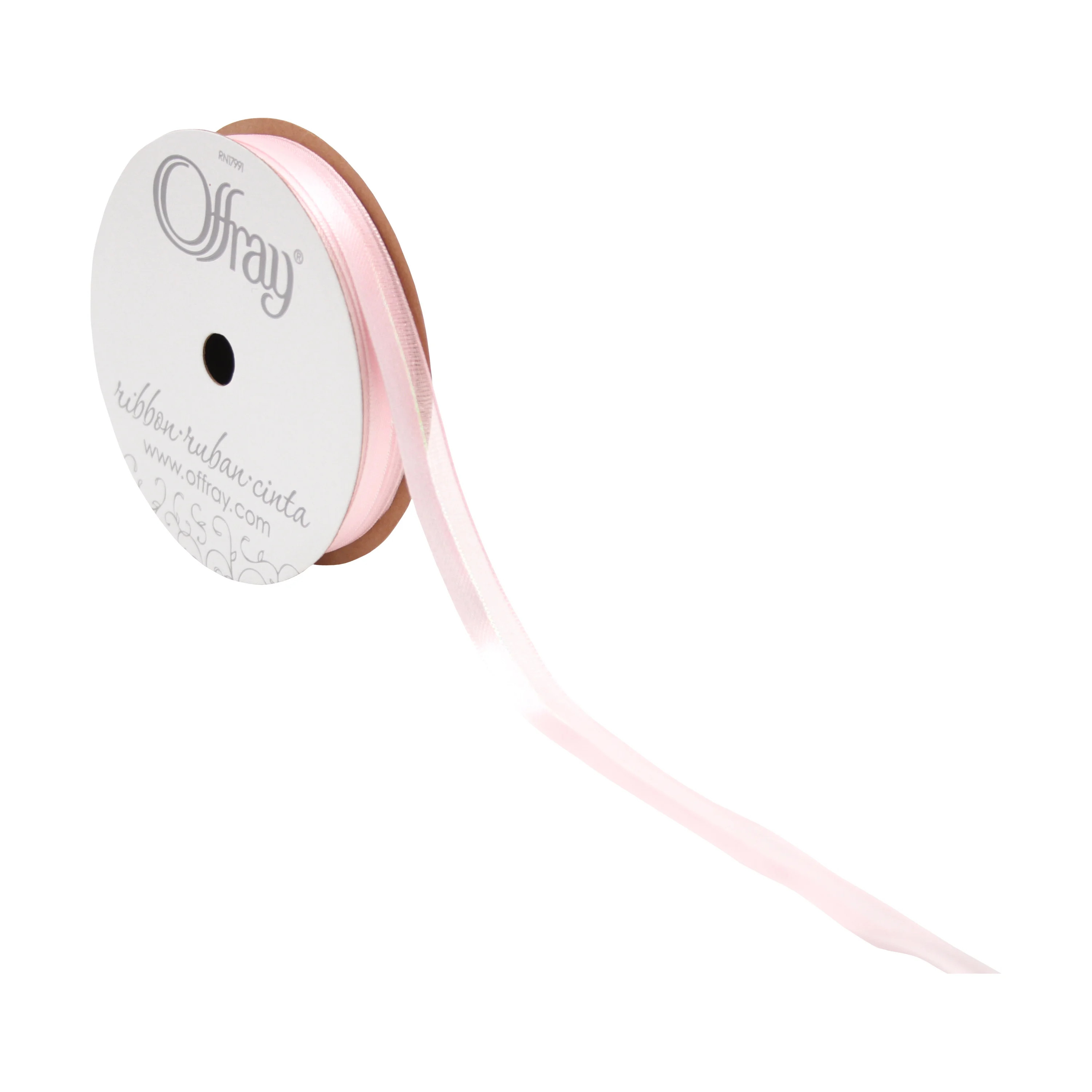Offray 3/8"x3 Yd Sheer Elegance Ribbon-Carnation Pink | Walmart (US)