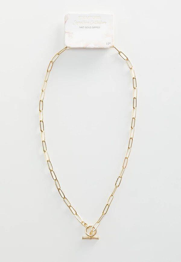14k Gold Plated Chain Necklace | Maurices