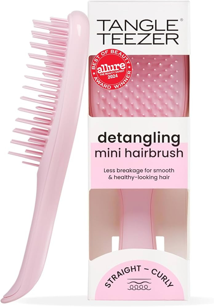 Tangle Teezer Ultimate Detangler Hairbrush, Eliminates Knots & Reduces Breakage, Mini Hair Brush ... | Amazon (US)