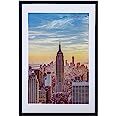 Frame Amo 24x36 Black Picture Frame with 19.5x29.5 White Mat Opening for 20x30 Image, 1 Inch Bord... | Amazon (US)