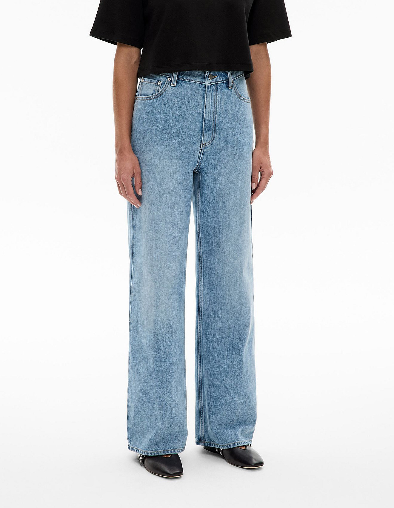 High Rise Wide Leg Jean | David Jones (Australia & New Zealand)