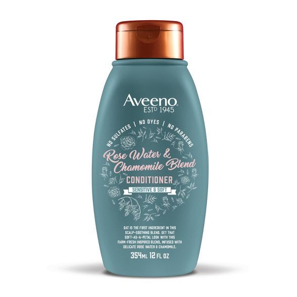 Aveeno Rose Water and Chamomile Blend Conditioner - 12 fl oz | Target