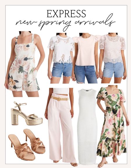 New spring arrivals from Express! 

#express

Spring style. Floral spring romper. Chic floral dress. White lace spring top. Spring fashion finds. Express new arrivals  

#LTKstyletip #LTKSeasonal #LTKfindsunder100