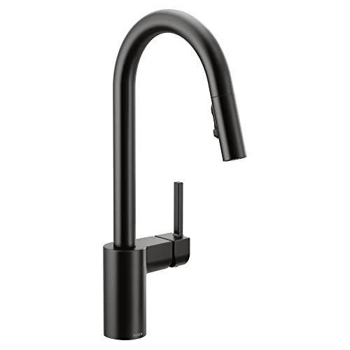 Moen 7565BL Align One-Handle Modern Kitchen Pulldown Faucet with Reflex and Power Clean Spray Techno | Amazon (US)