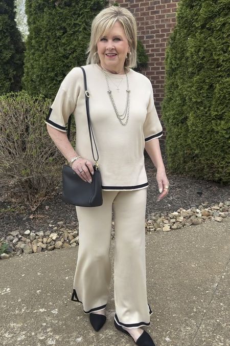 I love an outfit that looks nice but is soft, cute, and comfortable. This affordable outfit would be perfect for running errands, doing some shopping, traveling, or just working around the house. 

#traveloutfit #comfortablestyle #affordablefashion #womenover50 #50isnotold #amazonfashion #loungewear 

#LTKstyletip #LTKover40 #LTKfindsunder50