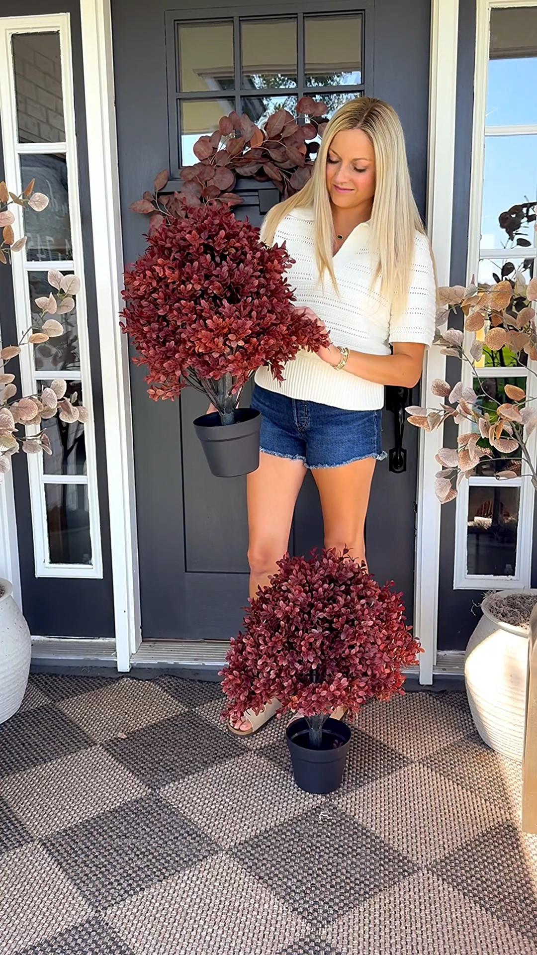 Autumn Porch. Autumn boxwoods.

#LTKSeasonal #LTKHome