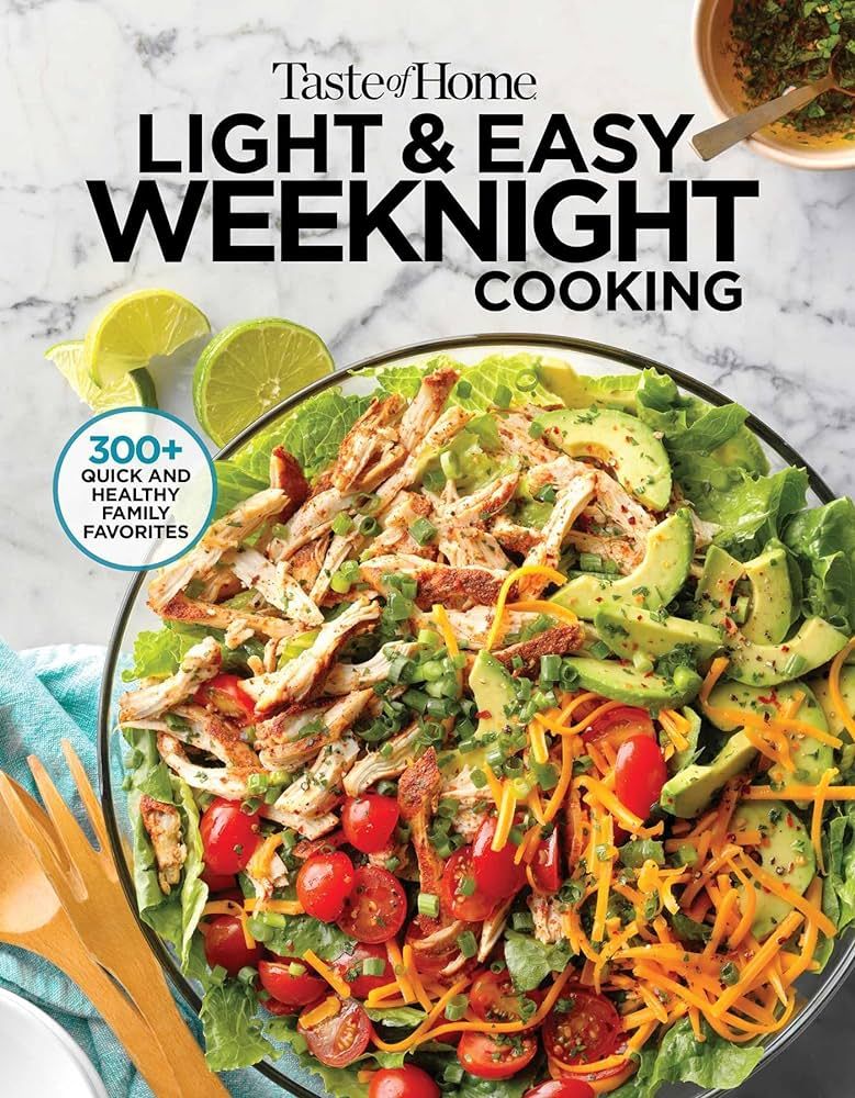 Light & Easy Weeknight Cooking: 307 Quick & Healthy Family Favorites (Taste of Home Heathy Cookin... | Amazon (US)