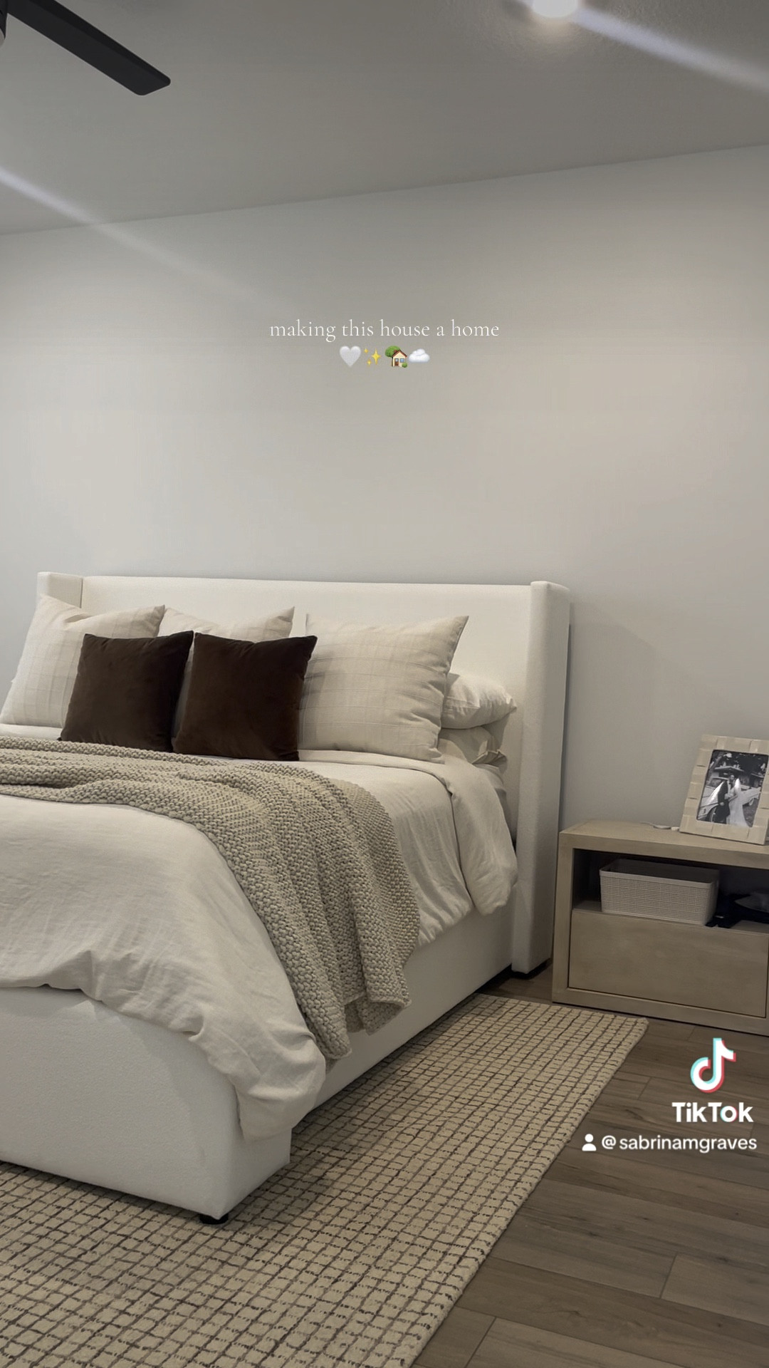 cozy bedroom is coming along ☁️✨

#LTKHome #LTKSeasonal #LTKStyleTip