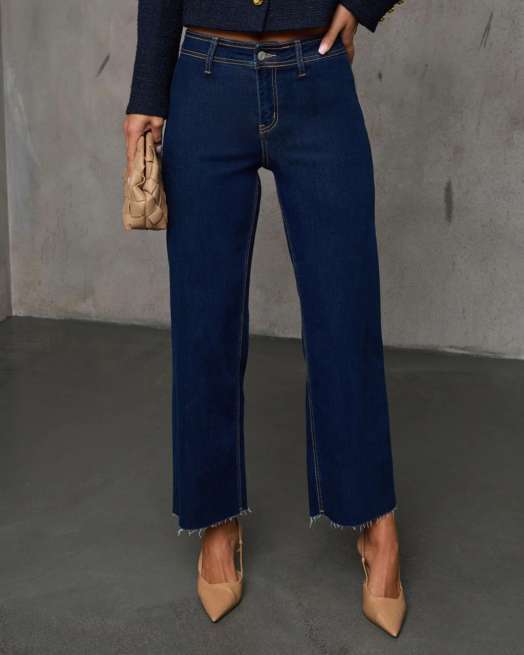 Close Encounter Super Stretch High Rise Wide Leg Denim | VICI