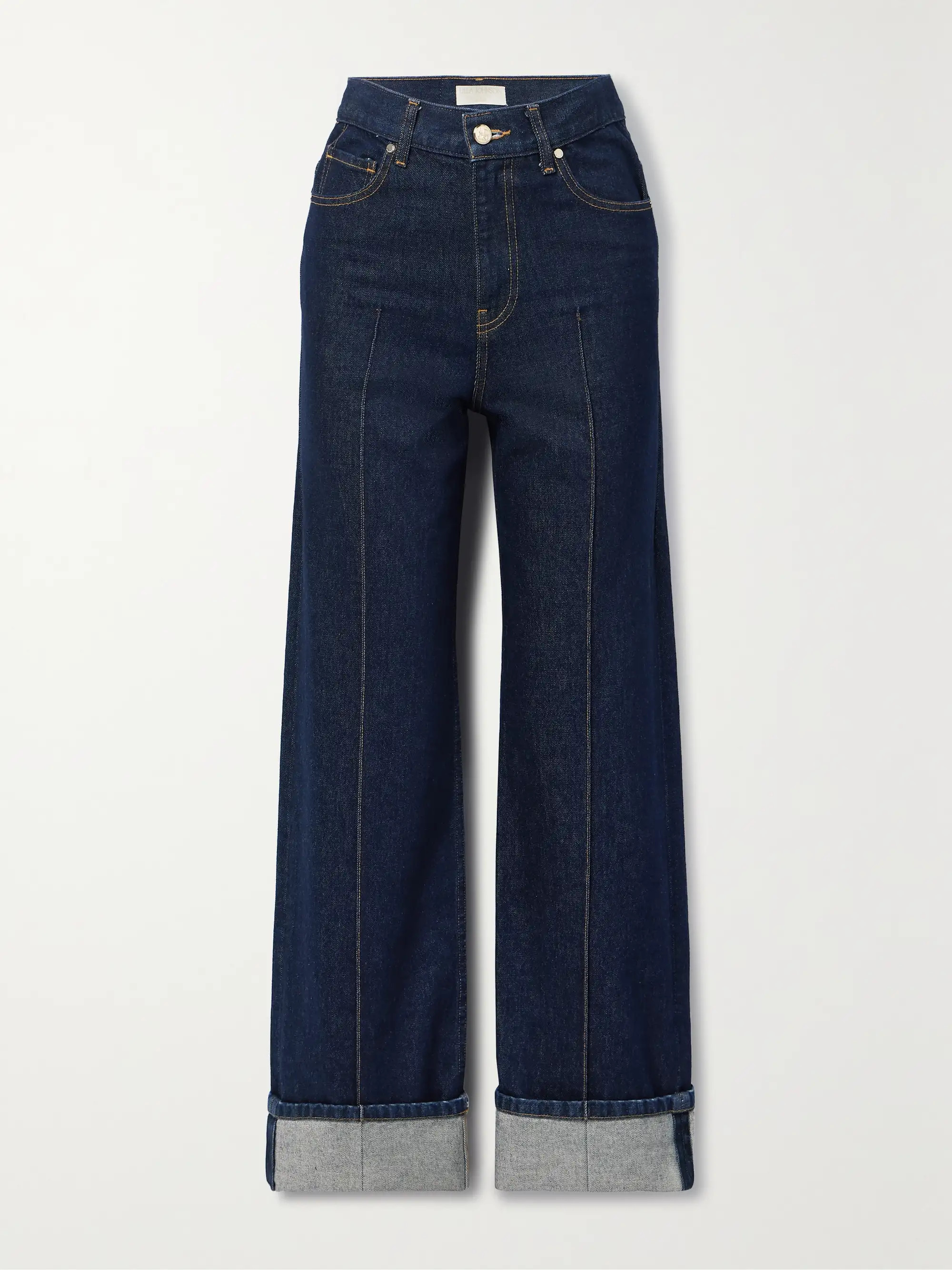 The Genevieve high-rise wide-leg jeans | NET-A-PORTER (US)