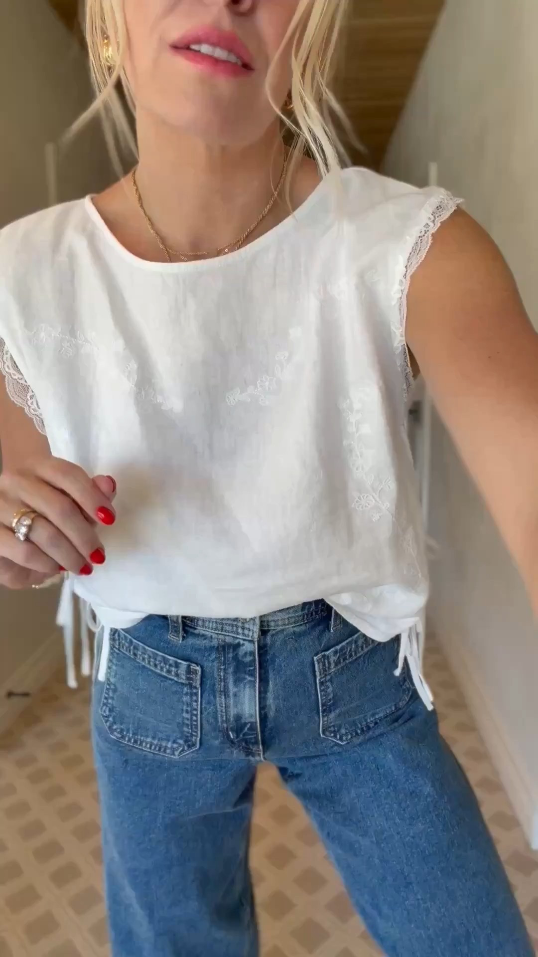 This new top from target looks and feels so expensive! I love the pretty details! I did a size medium



#LTKdayinmylife #LTKgrwm #LTKootd