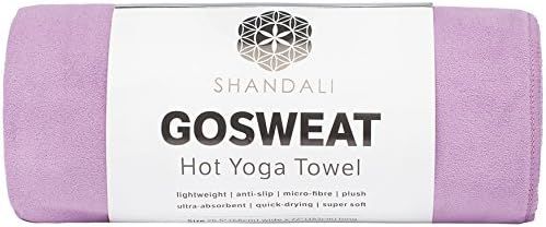 GoSweat Non-Slip Hot Yoga Towel by Shandali with Super-Absorbent Soft Suede Microfiber in Many Color | Amazon (US)