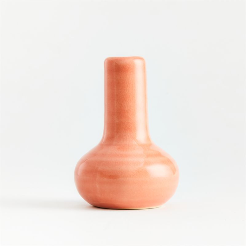 Patine Peach Bud Vase + Reviews | Crate and Barrel | Crate & Barrel