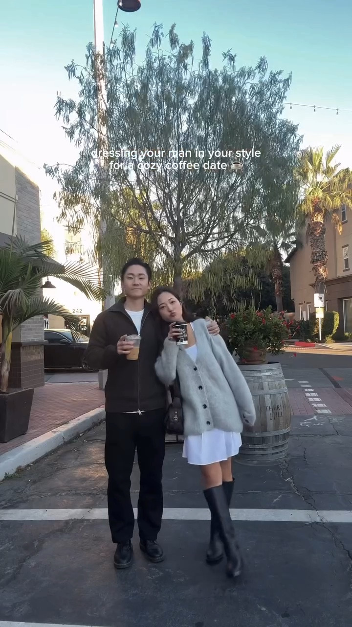 Holidays are coming up and I'm slowly (but surely) changing the hubby's style 😙