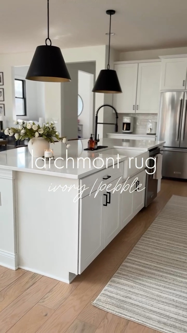 Introducing @joonloloi newest collaboration with @lonefoxhome It's no secret that @loloirugs are my absolute favorite, l am so honored to have the opportunity to help promote the launch of this new collection!
I chose the Larchmont Rug Ivory/Pebble in a runner size for my kitchen. I love that it comes in various lengths to fit your space, we have the 10.
This rug is power loomed, with a medium pile and soft & cushy under foot for all that time I'm standing in my kitchen!

#LTKHome #LTKStyleTip #LTKWatchNow