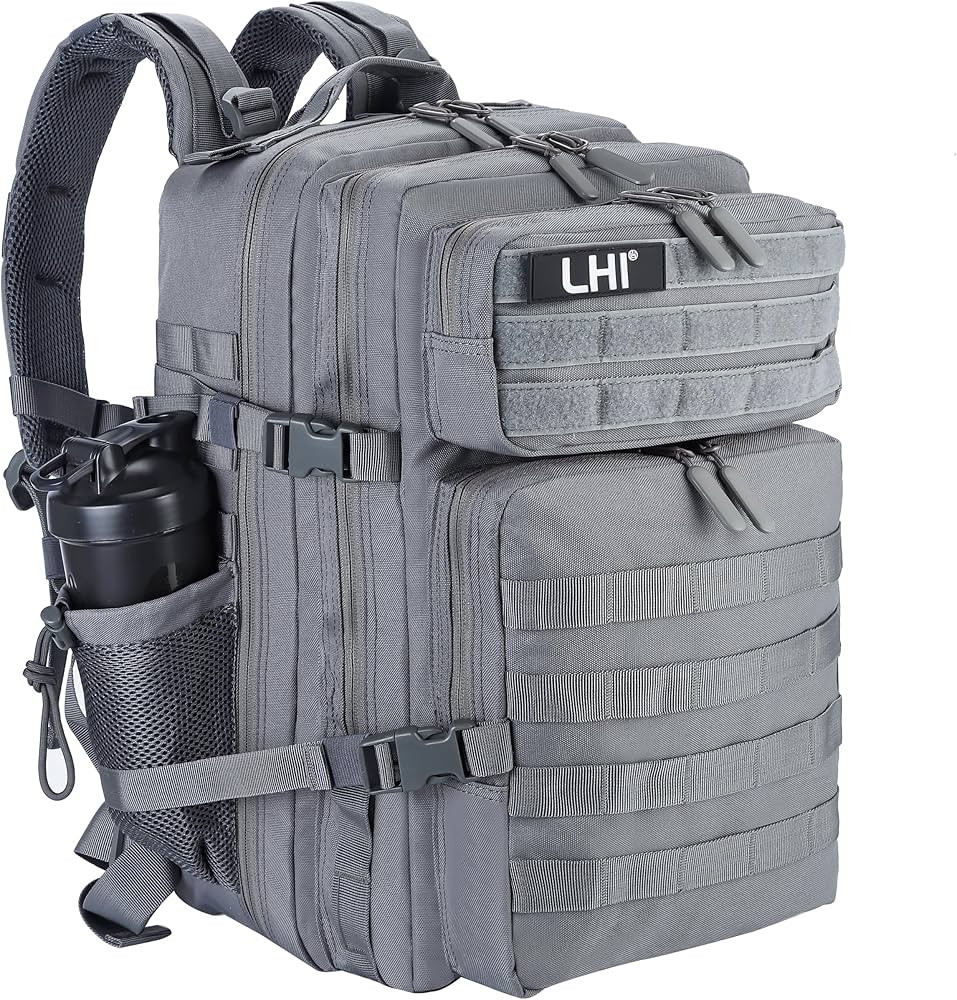 LHI Military Tactical Backpack for Men and Women 45L Army 3 Days Assault Pack Bag Large Rucksack ... | Amazon (US)