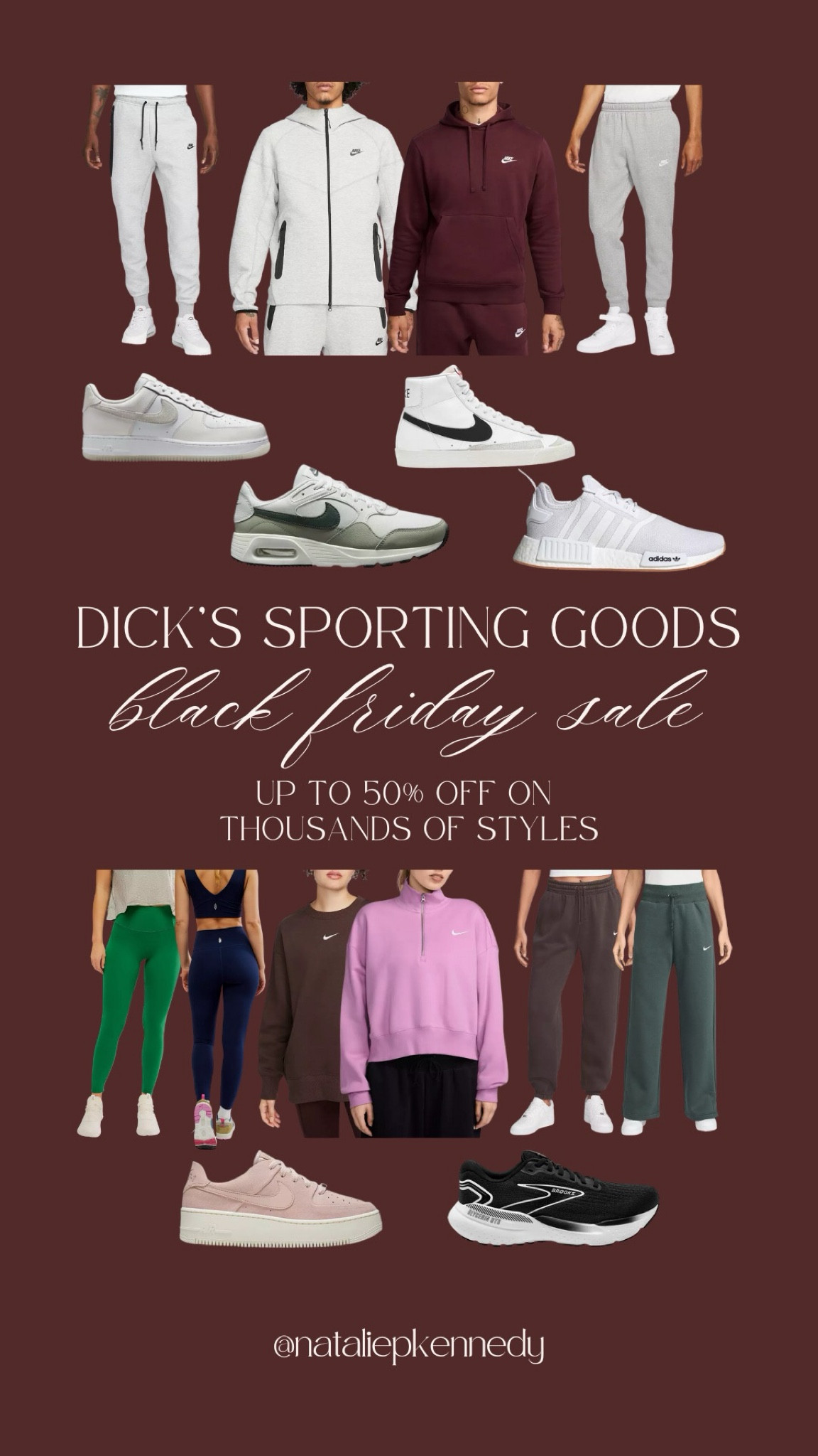 DICK’S Sporting Goods: thousands of styles and brands up to 50% off including Nike, adidas, and FP movement! 

#LTKSaleAlert #LTKCyberWeek #LTKGiftGuide
