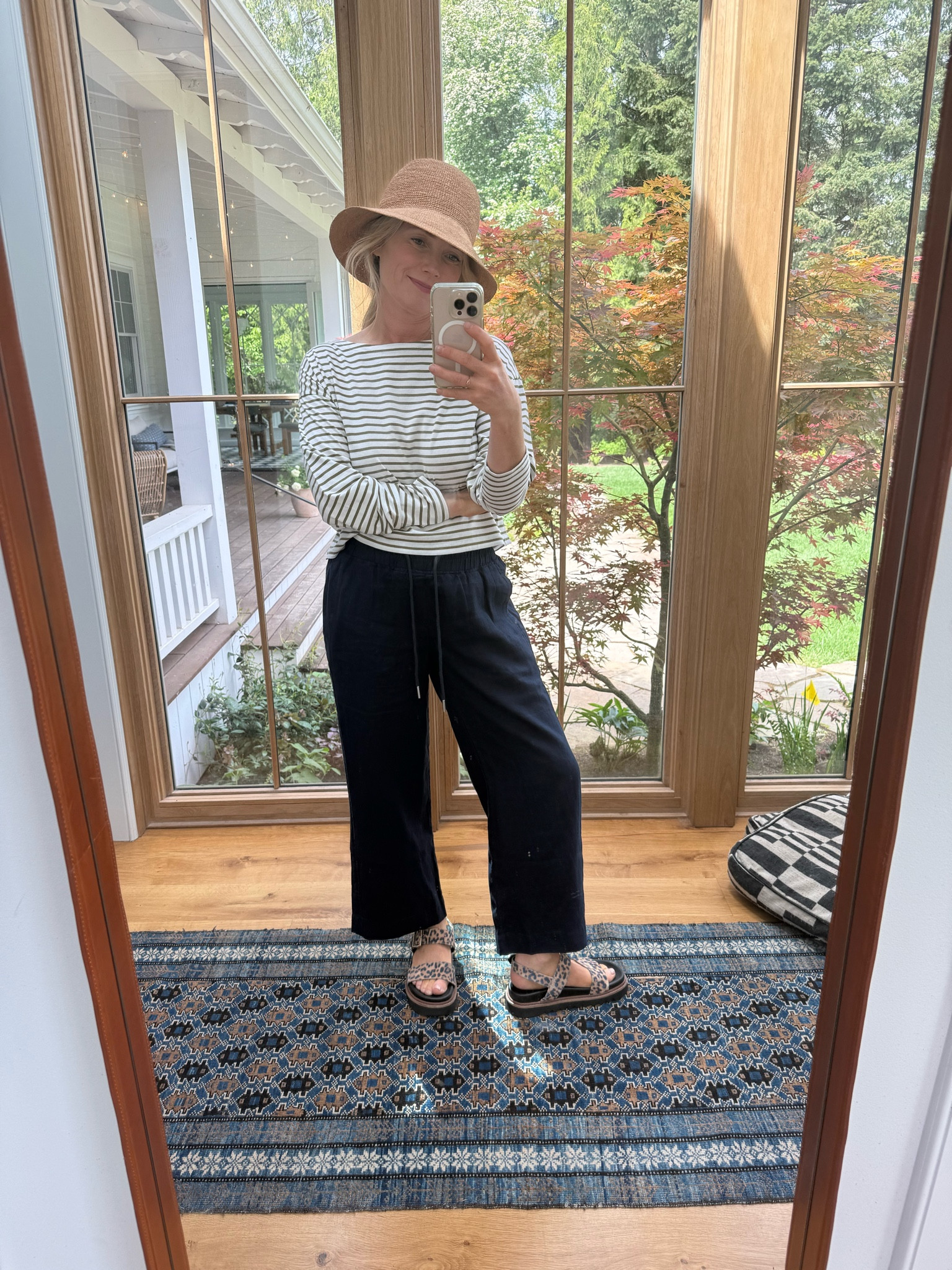Outfit - these pants are insanely comfy. Wearing a small!