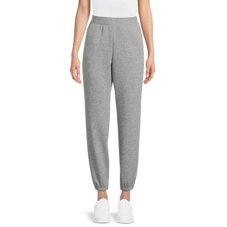 Athletic Works Women's Fleece Jogger Pants, 28” Inseam, Sizes XS-XXXL - Walmart.com | Walmart (US)