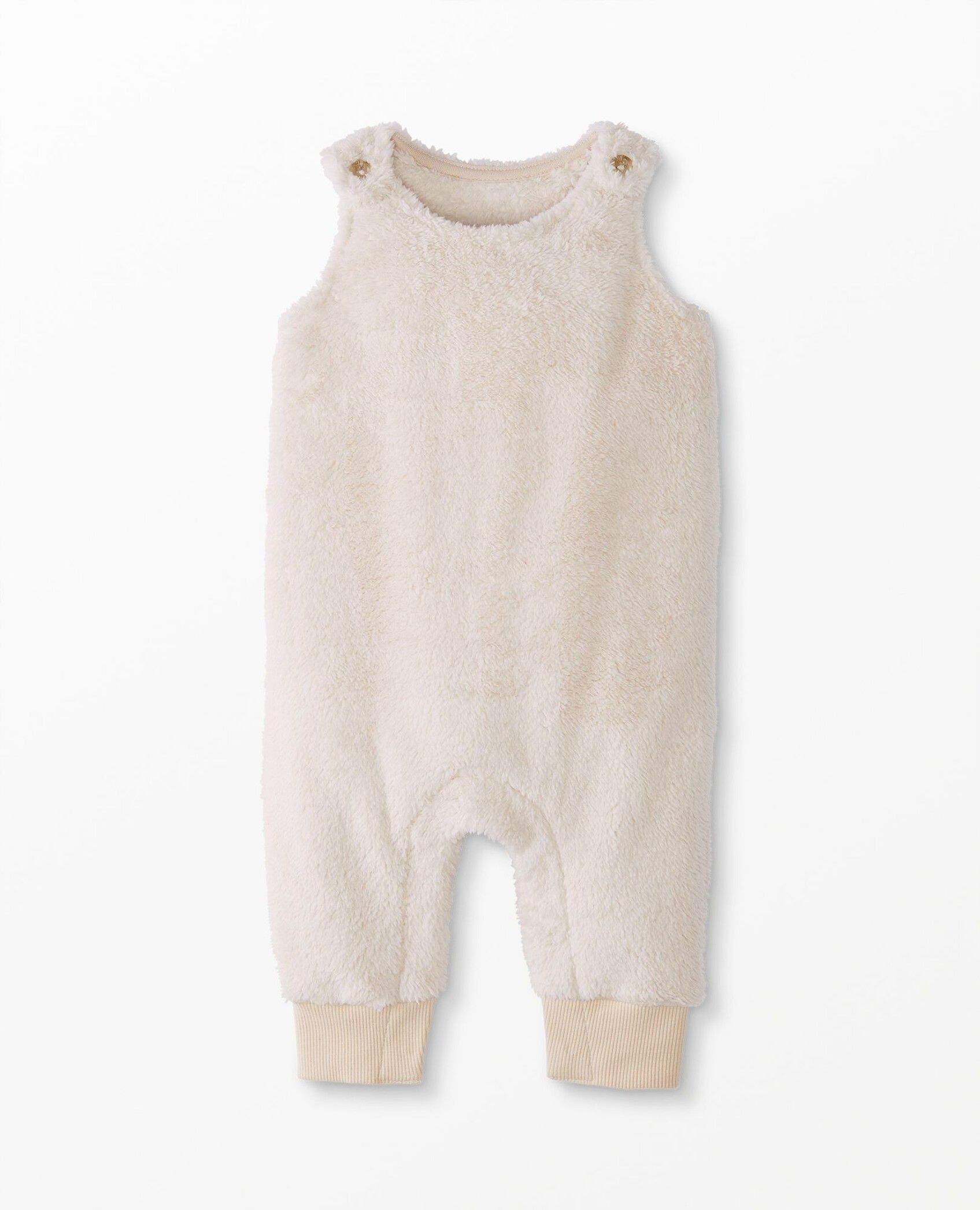 Baby Overalls In Recycled Marshmallow | Hanna Andersson