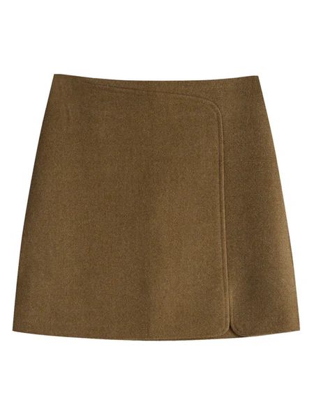 'Audrey' Woolen Mini Skirt (2 Colors) | Goodnight Macaroon