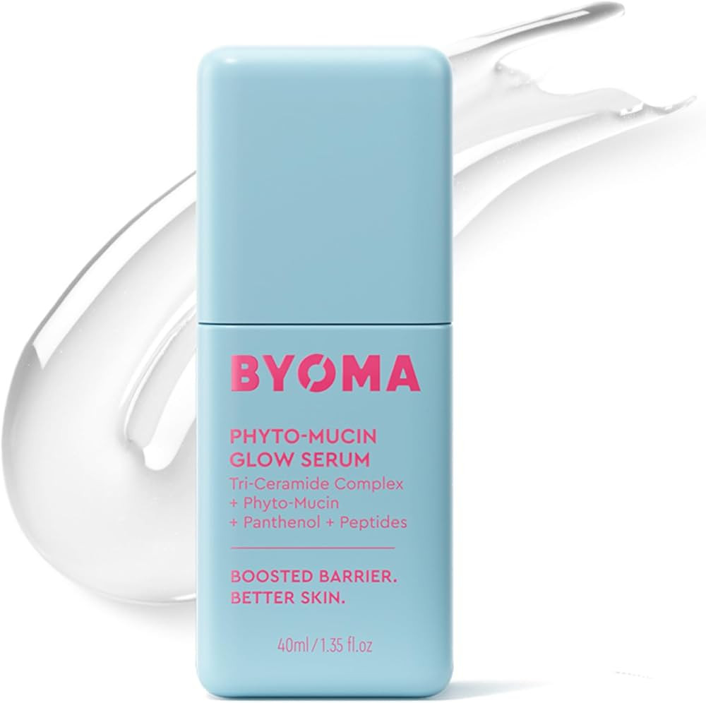 BYOMA Phyto-Mucin Glow Serum - Mucin Face Serum for Glass Skin - Plumps, Primes + Hydrates - Flaw... | Amazon (US)