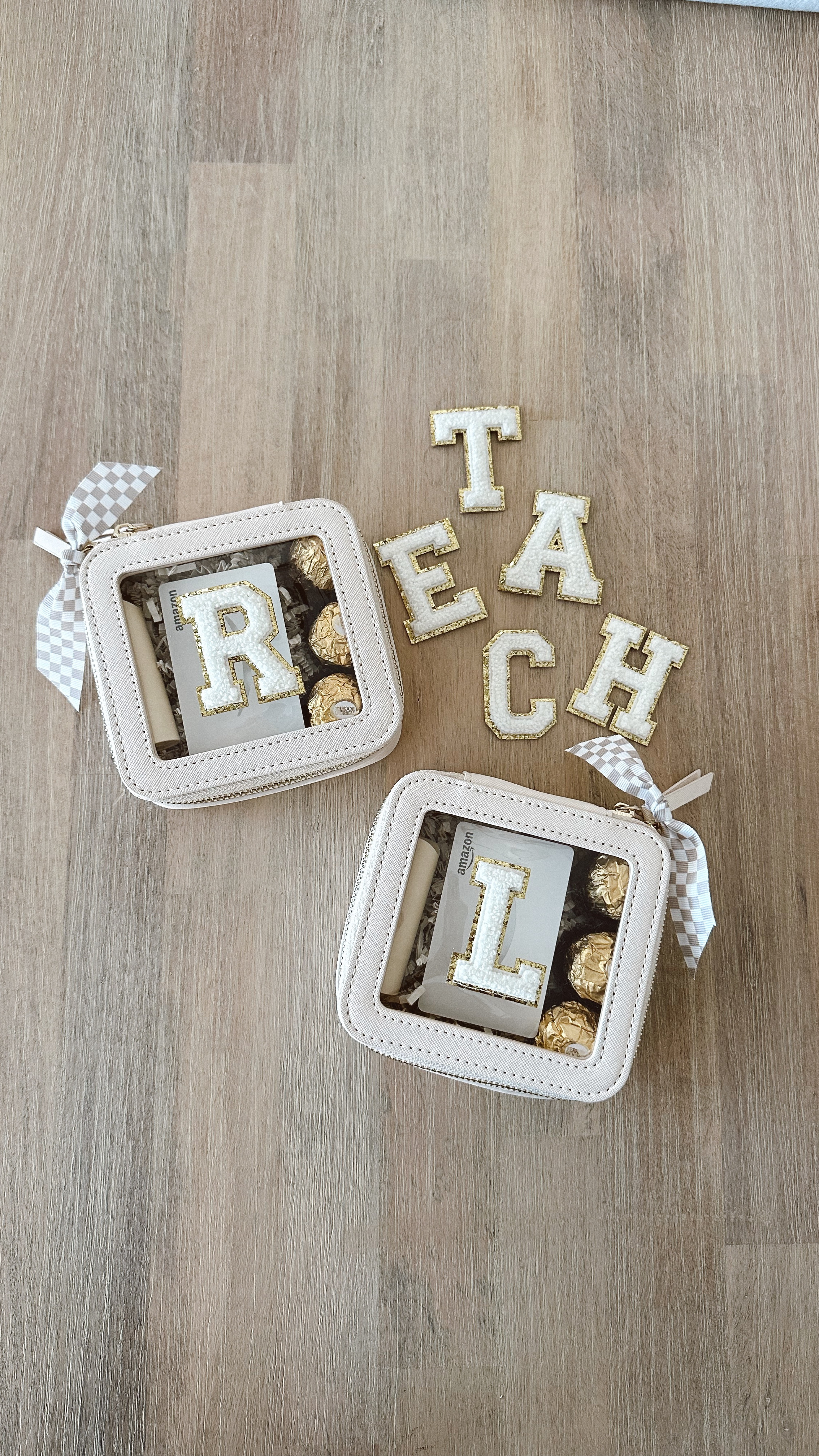 Teacher gift idea you can customize for different budgets 🤍✏️✨
(Linking cute ribbon options here but mine is from hobby lobby)

#teachergift #teacherappreciation #giftidea #giftinspo #pouch #letterpouch #giftforteachers 

#LTKSeasonal #LTKfindsunder50 #LTKGiftGuide

#LTKGiftGuide #LTKFamily #LTKSummerEdit