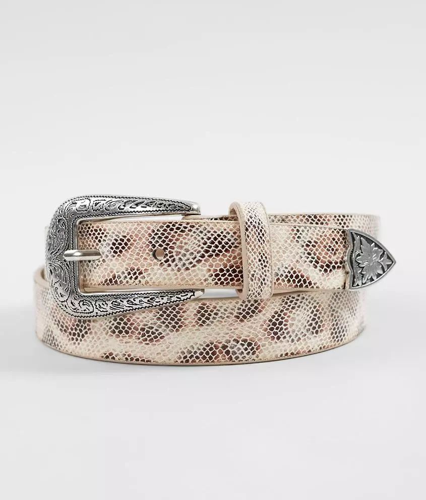 Leopard Print Belt | Buckle