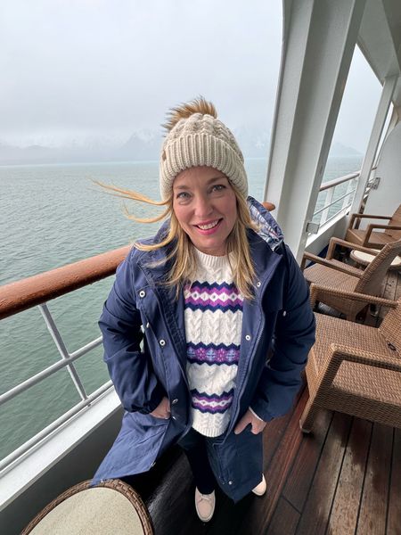 Chilly glacier day in Alaska calls for layers and a cozy hat! Great Travel outfit for Alaska, Europe in winter or Canada & New England ❤️❤️

#LTKtravel #LTKover40 #LTKActive