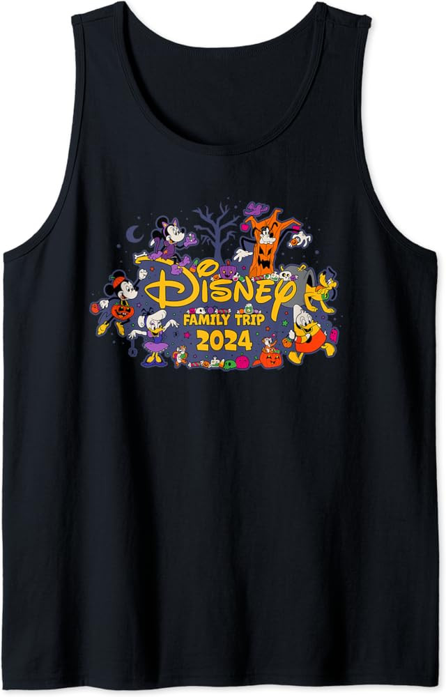 Disney Halloween Family Trip 2024 Mickey & Pals Matching Tank Top | Amazon (US)