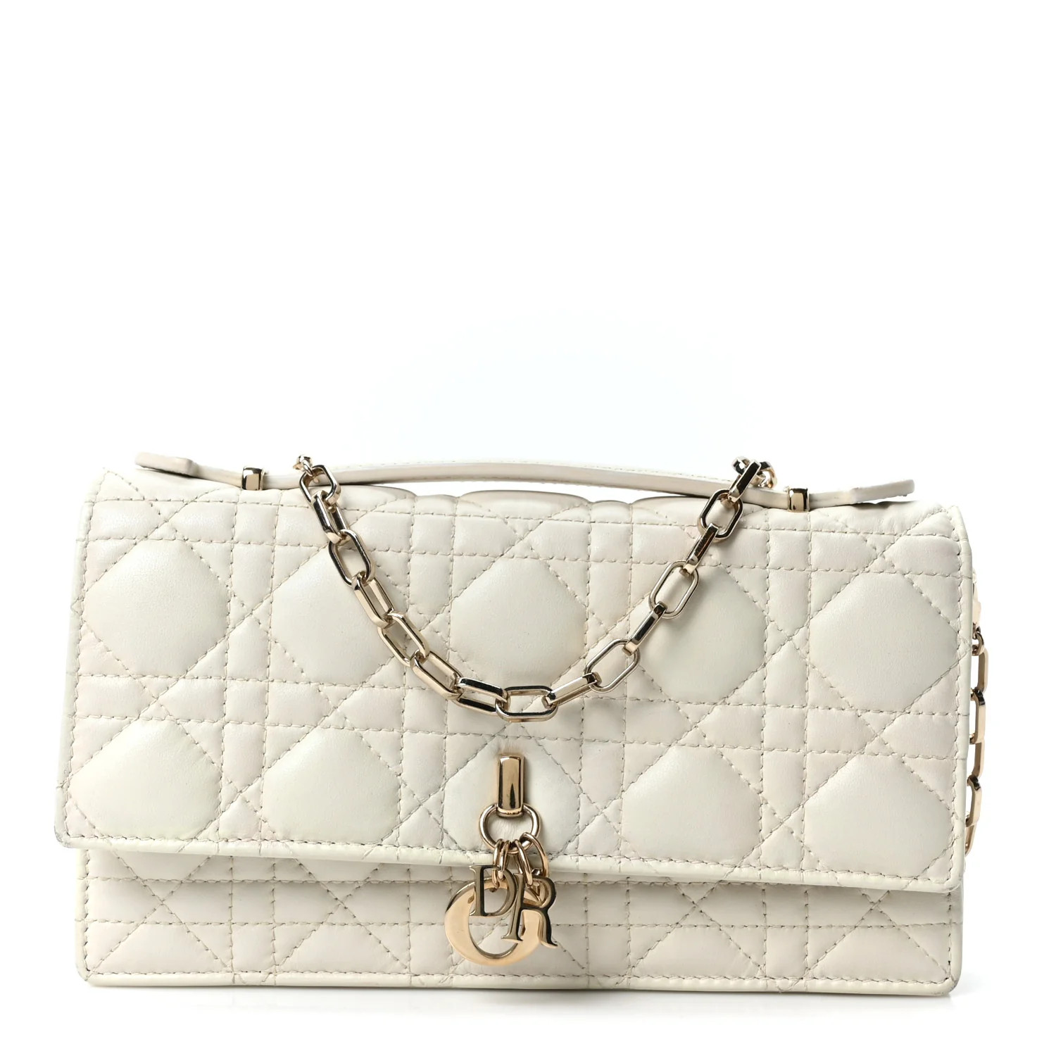 Christian Dior Lambskin Cannage Mini My Dior Bag Latte 1857291 | FASHIONPHILE (US)