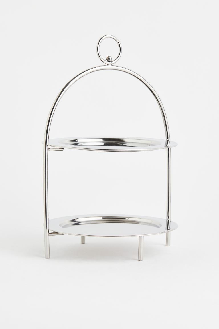 Metal Cake Stand - Silver-colored - Home All | H&M US | H&M (US + CA)