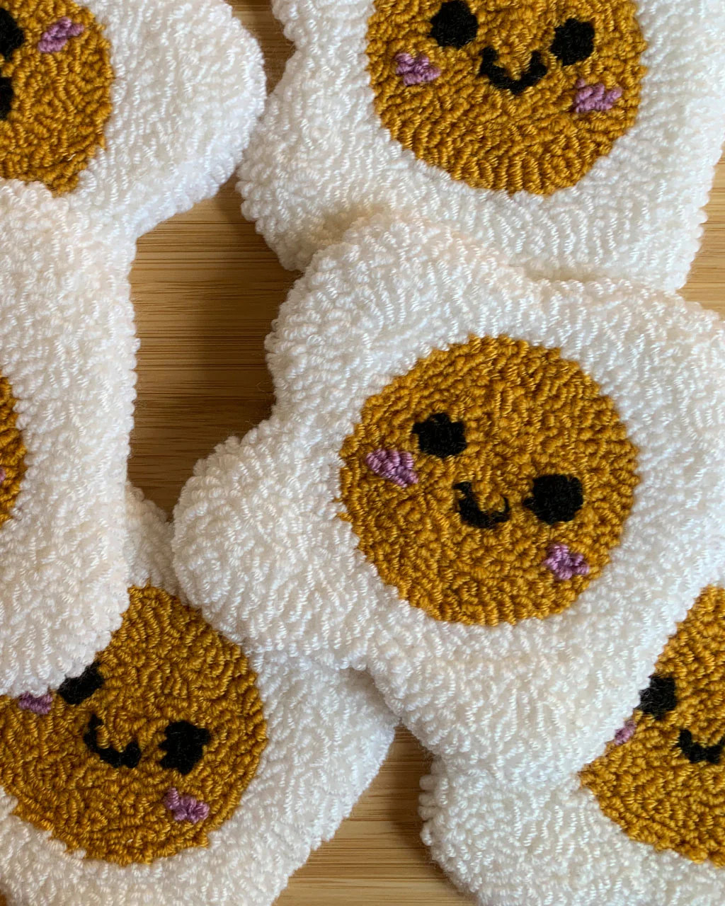 Punch Needle Mug Rug - Egg | ban.do