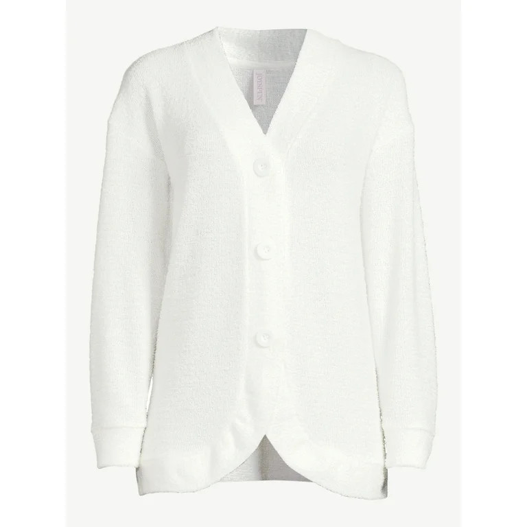 Joyspun Women’s Chenille Sleep Cardigan, Sizes up to 3X | Walmart (US)